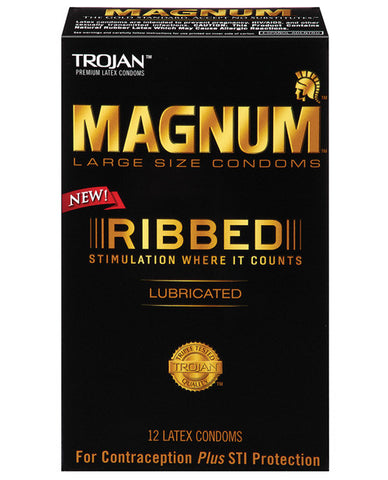 Trojan Magnum Ribbed Condoms