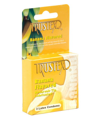 Trustex Flavored Condoms 3 Pack - Banana