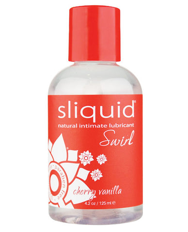 Sliquid Swirl Lubricant Cherry Vanilla - 125 ml / 4.2 oz Bottle