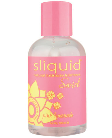 Sliquid Swirl Lubricant Pink Lemonade - 125 ml / 4.2 oz Bottle