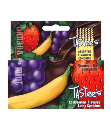 Tastees Condoms- Asst. Box of 12
