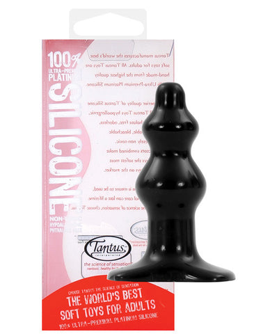 Tantus Severin Silicone Plug - Small Black