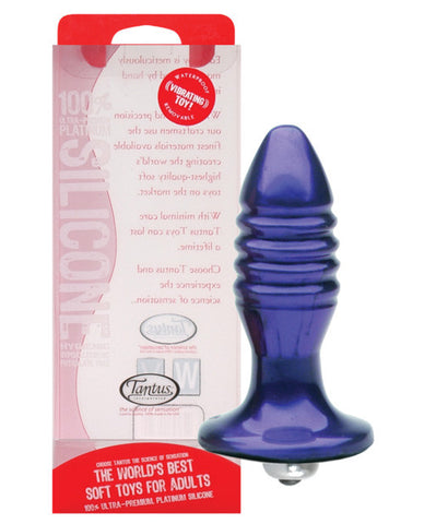 Tantus Zing Silicone Vibrating Plug - Purple