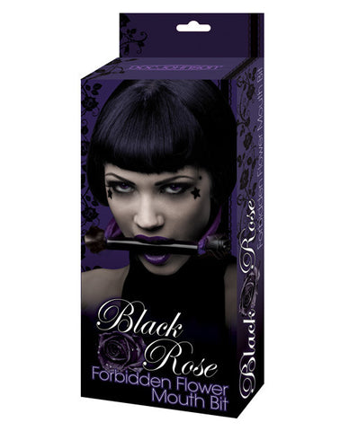 Black Rose Forbidden Flower Mouth Bit