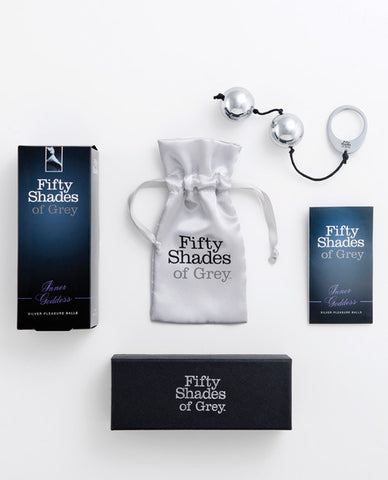 Fifty Shades of Grey Inner Goddess Silver Metal Pleasure Balls