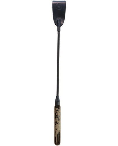 Icon Brands Glass & Leather Riding Crop