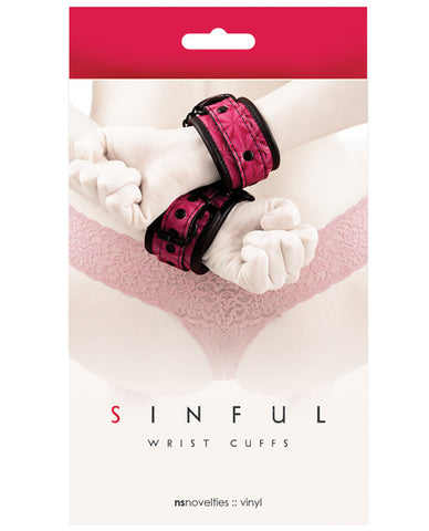 NS Novelties Sinful Wrist Cuffs - Pink