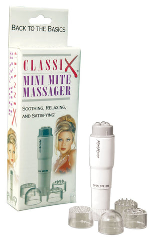Classix Mini Mite Massager w/4 Heads