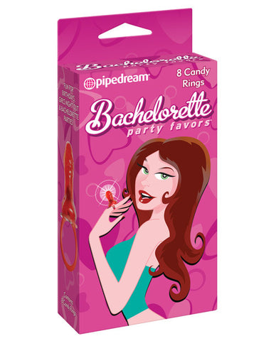Bachelorette Party Favours Candy Rings - Box of 8