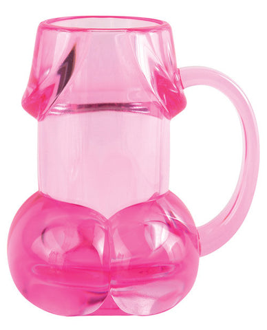 Bachelorette Party Favours Pecker Beer Mug - Pink