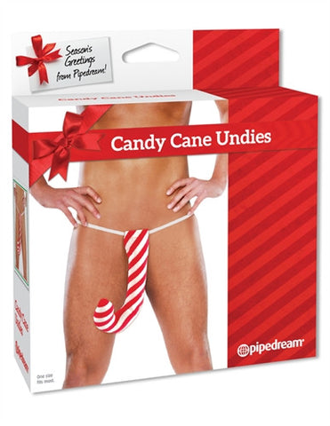XMAS CANDY CANE UNDIES