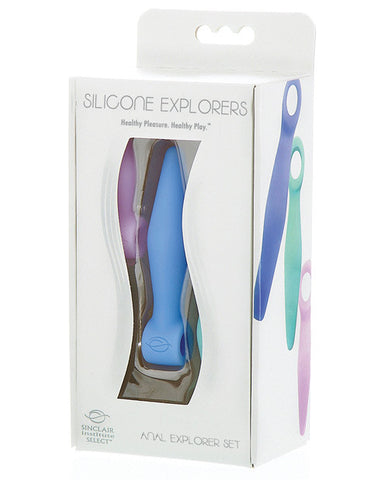 Sinclair Institue Select Anal Silicone Explorers - Box of 3 Asst