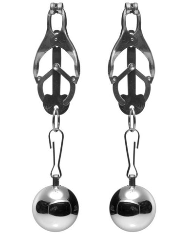 Master Series Deviants Monarch Weighted Nipple Clamps